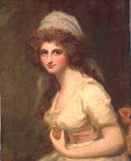 George Romney Emma Hart, later Lady Hamilton, in a White Turban Spain oil painting artist